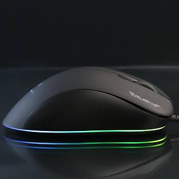 Rush Archer RM48 12.800 DPI RGB Ikl Makro Oyuncu Gaming Mouse