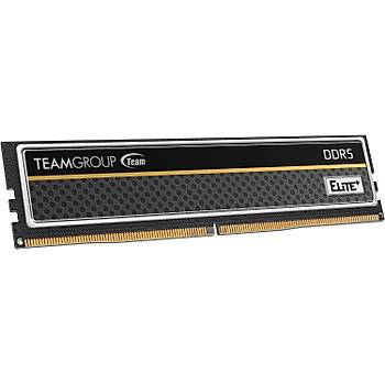 Team Elite Plus Black 8 GB (1x8GB) 4800 Mhz DDR5 CL40 U-DIMM RAM (TPBD58G4800HC40016)