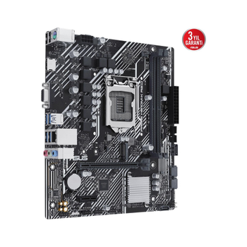 ASUS PRIME H510M-K R2.0 2xDDR4 M.2 D-SUB HDMI 10-11.Nesil LGA1200 Soket Anakart