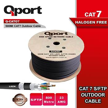 Qport Q-CATO7 S-FTP 500m CAT7 Network Kablosu