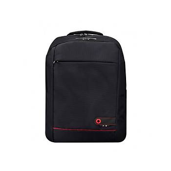PLM Lucca 17İnç Siyah Notebook Sırt Çantası