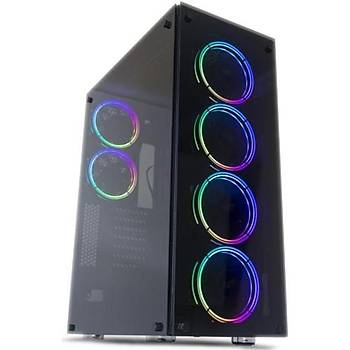 DarkFlash Phantom 650W 80+Br RGB Mid Tower Kasa
