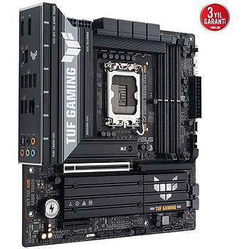 Asus Tuf Gaming B860M Plus Intel B860 LGA1851 DDR5 8800 Aura RGB  mATX  Anakart