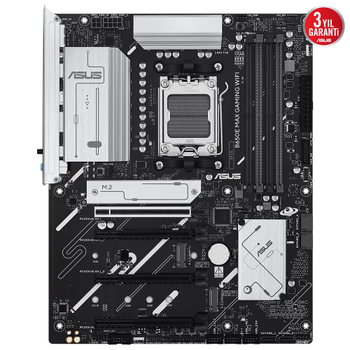 Asus B650E Max WIFI 4xDDR5 3xM.2 DP HDMI Type-C Wi-Fi 6E Bluetooth v5.3 AM5 Gaming Anakart