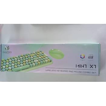 Hunter Mint XT Retro Kablosuz Klavye Mouse Set (OUTLET)