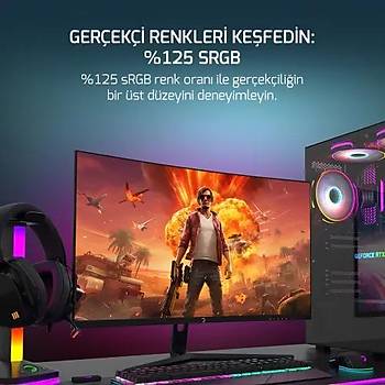 Gamepower Vivid F20 27 1ms Full HD Curved 100 Hz Oyuncu Monit�r�