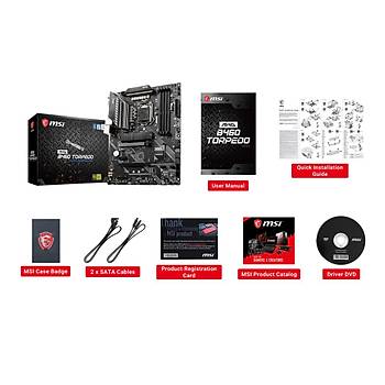 MSI MAG B460 TORPEDO SOKET 1200 DDR4 2933 HDMI DP M.2 USB 3.2 RGB ATX