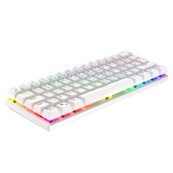 Gameagle GE2021 Hel�os RGB Kablolu Tr Layout Mekanik Beyaz Oyuncu Klavyesi