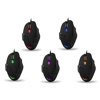 Everest Rampage SMX-R7 Siyah 4000 Dpi Gaming Mouse