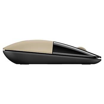 Hp X7Q43AA Z3700 Wireless Mouse Gold Mouse