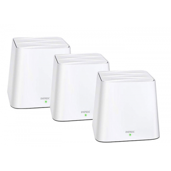 Everest Finix MW3-3P 3 Pack Mesh AC1200 WiFi 867Mbps Dual Band 300m2 kapsama Alan� Router