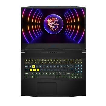 Msi CROSSHAIR 17 C12VE-246XTR I7-12650H 16GB DDR5 RTX4050 GDDR6 6GB 512GB SSD 17.3 FHD 300Hz DOS Notebook