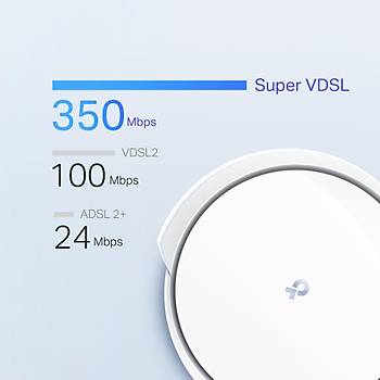 TP-Link Deco X73-DSL 5400 Mbps Ev Wi-Fi 6 Sistemi (3-Pack)