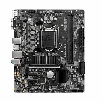 Msi B560M-A Pro Soket 1200 DDR4 5200 (OC) Pcie Gen 4 ,M.2 USB3.2 1x 2.5G Lan mATX Anakart