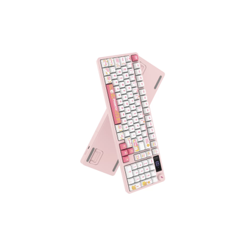 HAWK Gaming HK258WP Kablosuz Beyaz Pembe Gaming Klavye