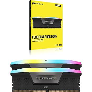 Corsair Vengeance RGB Black 32GB (2x16) CMH32GX5M2E6000C36 DDR5 6000MHz CL36 Ram