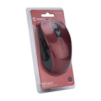 Everest SM-258 Usb K�rm�z� 1200dpi Optik Kablolu Mouse