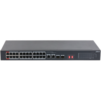 Dahua S3226-24ET-240 24 PORT 24XFE-2XGE-2X1GE/SFP 240W Poe Switch