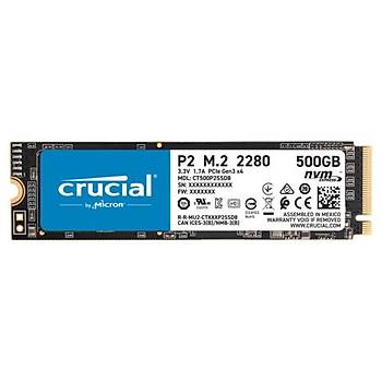 Crucial P2 500GB SSD m.2 NVMe PCIe CT500P2SSD8 SSD