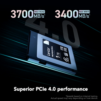 Lexar 1TB LCXEXDM001T-RNENG Professional CFExpress Diamond Series 4.0 Type-B Card Up To 3700mb/s Read 3400mb/s Write VPG 400