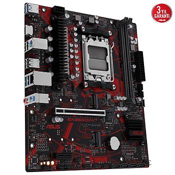 Asus EX-B650M-V7 AM5 DDR5 8000Mhz AMD 2xM2 Micro ATX Anakart