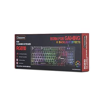 Classone RGB10 RGB Serisi Gaming Klavye