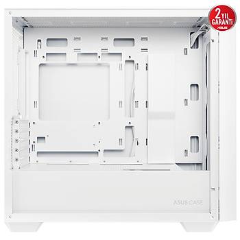 Asus A21 360 MM So�utucu Alan� 380 MM 'E Kadar GPU Alan� Standart ATX PSU Deskekli Gizli Kablo B�lmeli Micro-ATX Kasa Beyaz