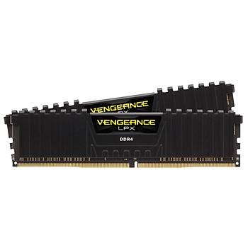Corsair CMK16GX4M2D3200C16 16GB (2X8GB) DDR4 3200MHz CL16 Vengeance LPX Siyah DIMM Bellek Ram