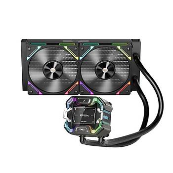 1St Player X Starship 240MM Siyah Argb AM5, AM4 / LGA1851, LG 1700 Premium ��lemci S�v� So�utucu