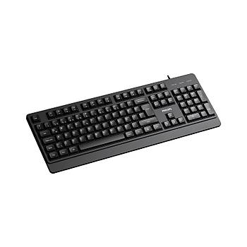 Philips Kablolu Klavye SPK6247B Siyah