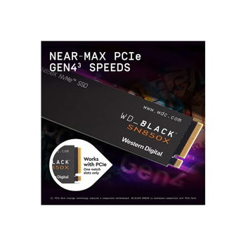 WD Black SN850X WDS100T2X0E PCI Express 4.0 1 TB M.2 SSD