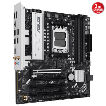 Asus B850M Max Gaming Wi-Fi AMD AM5 4xDDR5 Micro ATX Anakart