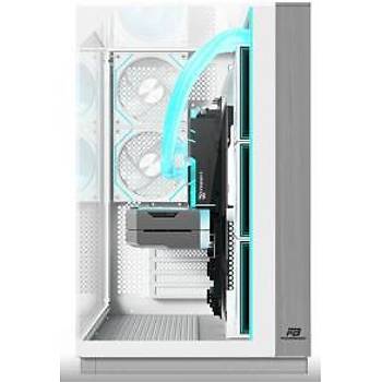 PowerBoost ECLIPSE 8*ARGB Fan Triple Temperli Cam Type-C Mid-T Ah�ap Sea View ATX Gaming Beyaz Kasa