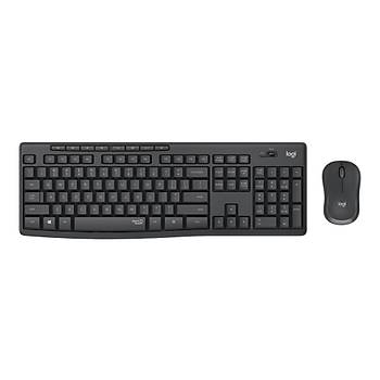 Logitech MK295 Kablosuz Set Sessiz Usb Siyah 920-009804