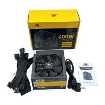 PowerBoost PB600AR 600W APFC 2*PCI-E 6+2 Pin 12cm Siyah Fanl� ATX PSU (Retail Box)