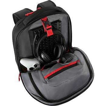 Targus TBB639GL Strike2 Gaming S�rt �antas� 17.3 �n� Siyah