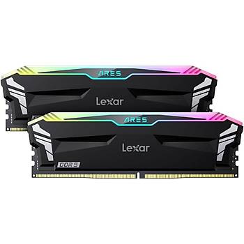 Lexar Ares DT 32GB RGB DDR5 LD5EU016G-R6400GDLA (2X16) 6400Mhz CL32 1.4V Siyah Ram