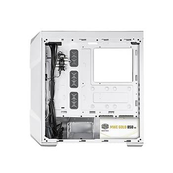 CM MasterBox TD500 V2 TG Beyaz 850W 80+ Gold ARGB 4x12cm Mesh Panel MidTower Kasa