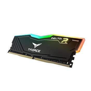 Team T-Force Delta RGB Black 16GB 1x16GB 3600MHz CL18 DDR4 TF3D416G3600HC18J01 Gaming Ram