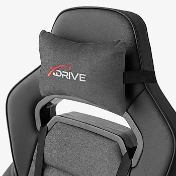 xDrive Gktrk Profesyonel Oyuncu Koltuu Kuma Gri/Siyah