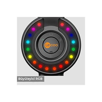 Lecoo DS156 Lenovo RGB Bluetooth Stereo IPX5 Tanabilir Boombox Siyah Speaker