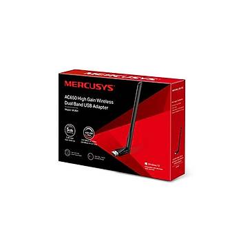 Tp-Link Mercusys MU6H 650Mbps High Gain Wireless Dual Band USB Wi-Fi Adaptr