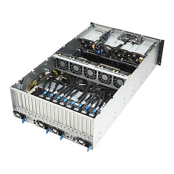 Asus ESC8000-E11/10G (Intel) (2+2 3000W) H100 Destekli Barbone Server ��plak Sistem (GPU SERVER ��LEMC� YOK-RAM YOK-D�SK YOK-FREEDOS )