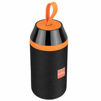 Asonic AS-04 2x5W USB TF Kart AUX 1200mAh Batarya Bluetooth V5.0 Kablosuz Tanabilir Speaker (Siyah Turuncu)