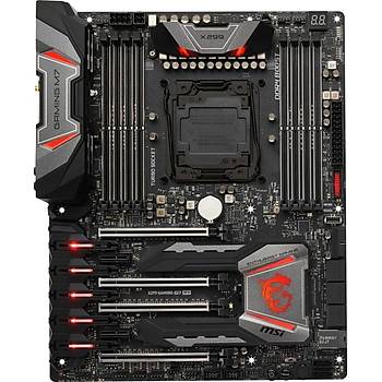 Msi X299 Gaming M7 ACK Soket 2066 DDR4 4500 (Oc) M.2 Usb 3.1 Wifi BT RGB Atx Anakart