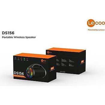 Lecoo DS156 Lenovo RGB Bluetooth Stereo IPX5 Tanabilir Boombox Siyah Speaker