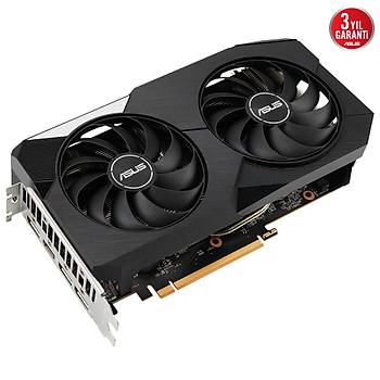 Asus Dual-RX6650XT-O8G 8GB GDDR6 HDMI DP 128Bit Ekran Kart