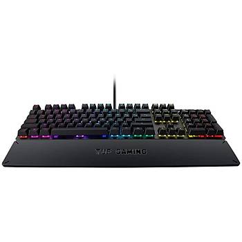 Asus Tuf Gaming K3 Aura Sync RGB Optik Mekanik Türkçe Oyuncu Klavyesi Bilek Desteği Suya ve Toza Dayanıklı Red Switch Oyuncu Klavyesi