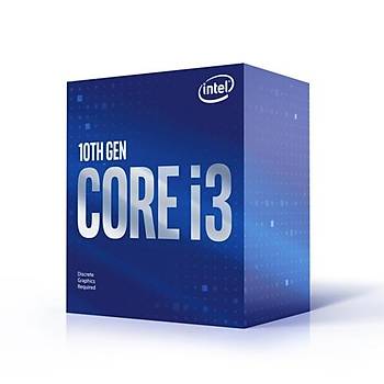 Intel i3-10105F LGA1200P Dört Çekirdek 3.70 GHz Kutulu Ýþlemci