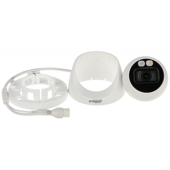 Dahua IPC-HDW2449T-S-IL  4Mpix, Full Color, 2,8mm Lens,H265+, 30Mt Gece G�r���, IP67, Dahili Mikrofon, PoE Dome IP Kamera